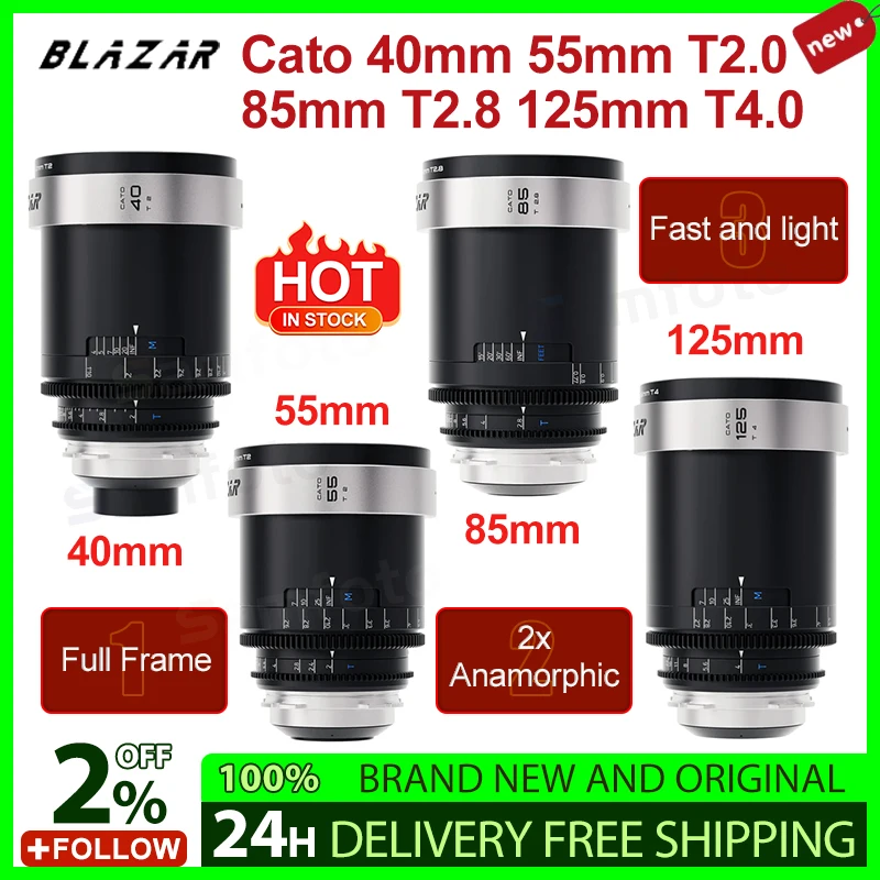 in stock Great joy BLAZAR LENS Cato 2X 40mm 55mm T2.0 85mm T2.8