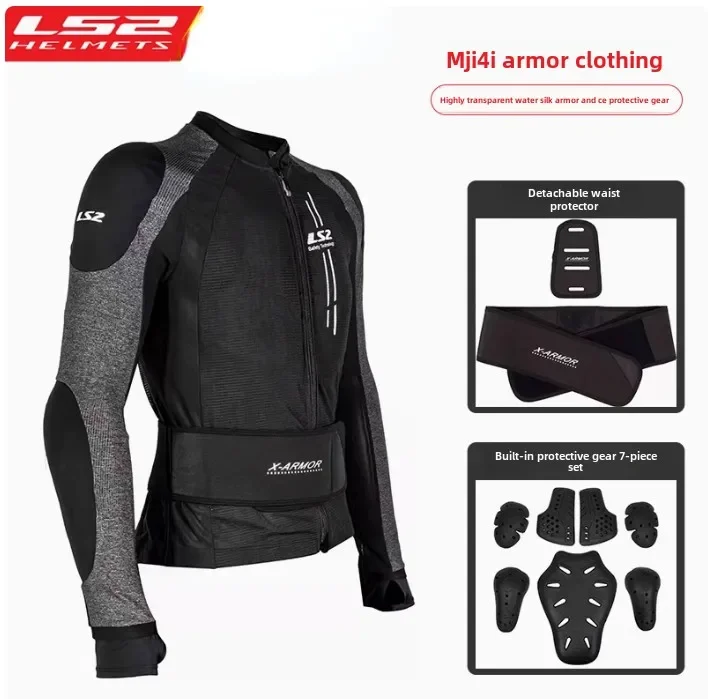 LS2 Motorcycle CE Certified Summer Breathable Racing Jacket Body Armor Men Women Motorcyclist Jacket Armor Clothing Motorcycle Jacket Motorcycle Armor Motorcycle Clothing