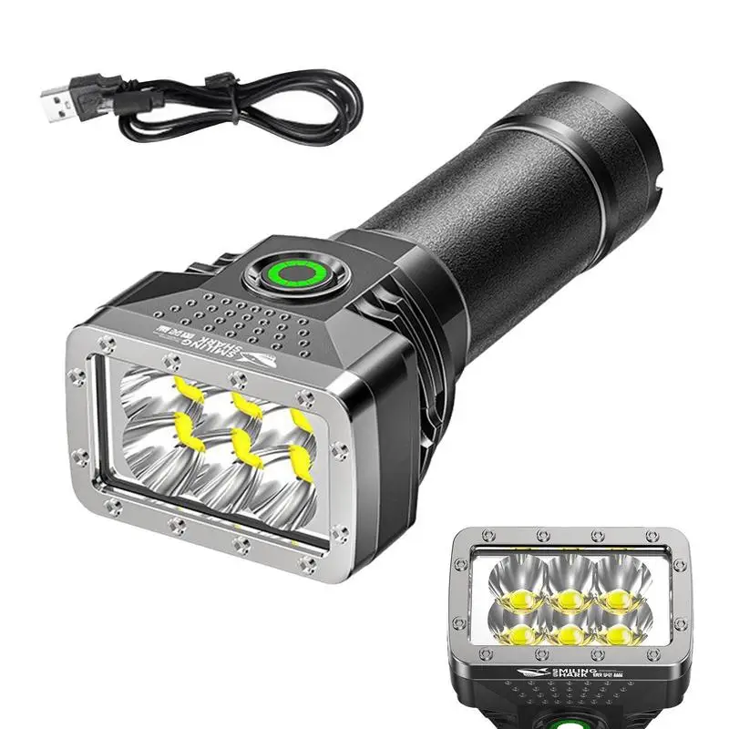 

Powerful LED Flashlight Rechargeable Flash Light USB High Power LED Flashlights Zoom Lantern Long Shot Torch
