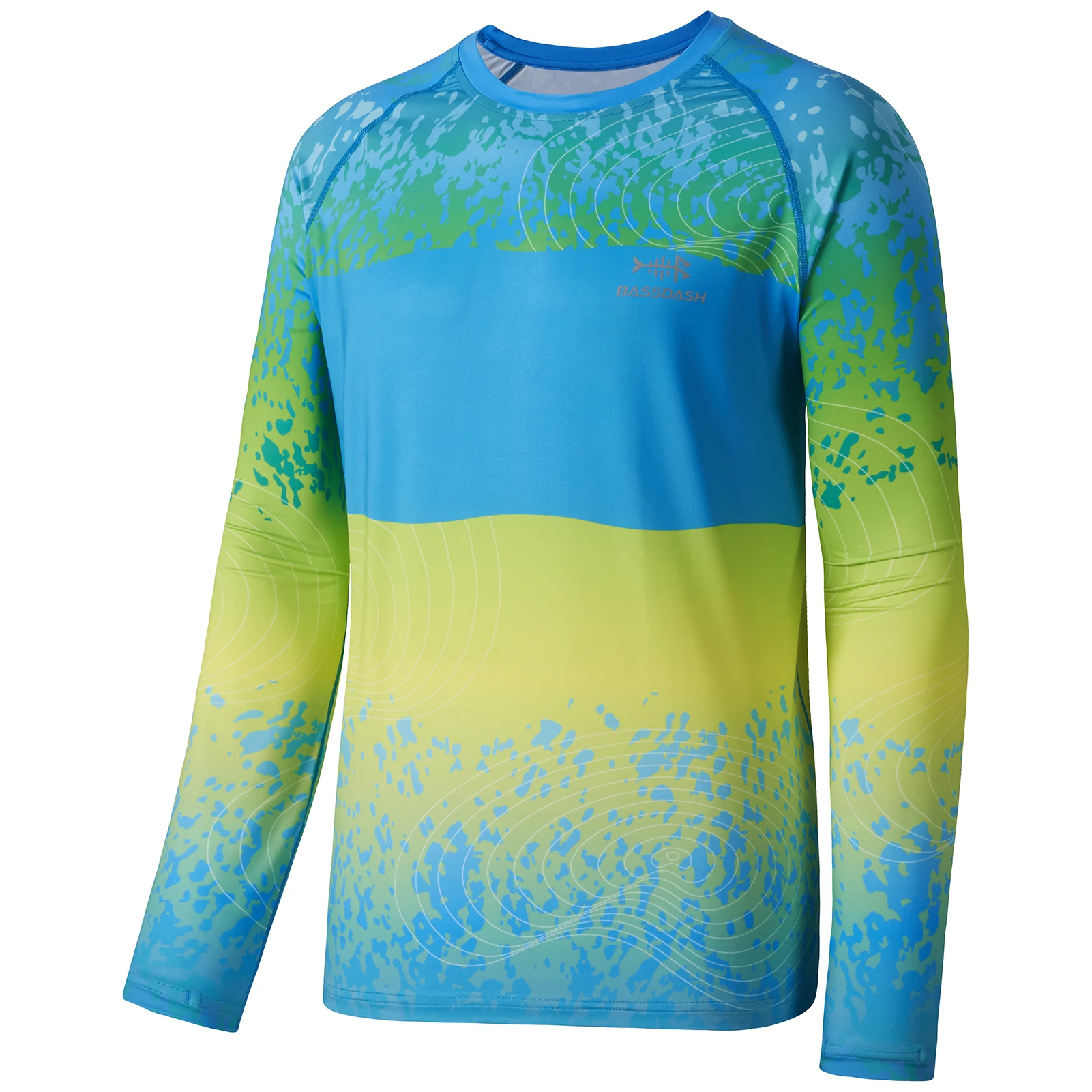 Chemise De Pêche Simms UPF – Manches Longues, Bleue, Taille XL Homme – Stretch