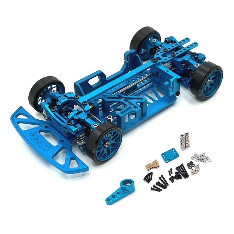 

Metal Upgrade Multi Wheelbase Frame For WLtoys Mosquito Car KYOSHO MINI-Q9 1/28 4WD RC Car Parts