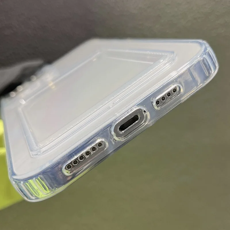 Clear Transparent Card Holder Phone Case