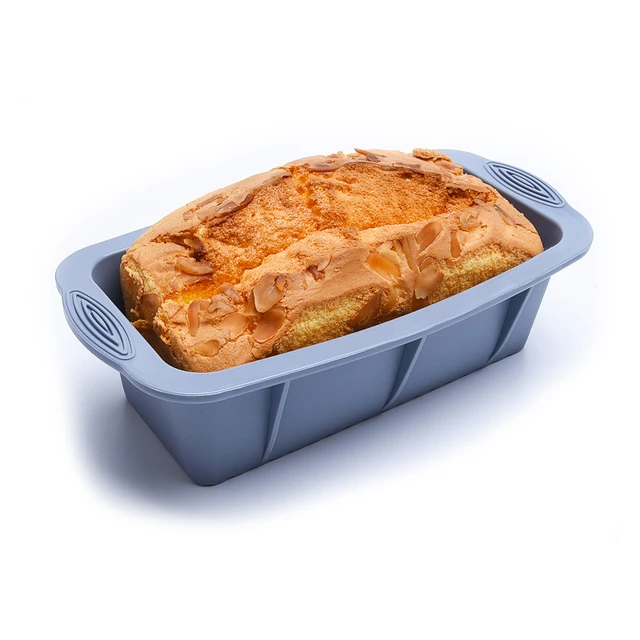 Silicone Loaf Pan (Small) Non-Stick Oven Dish - Professional Bakeware Baking Mould for Cakes Pies Breads - Microwave Dishwasher Freezer Safe - Quick