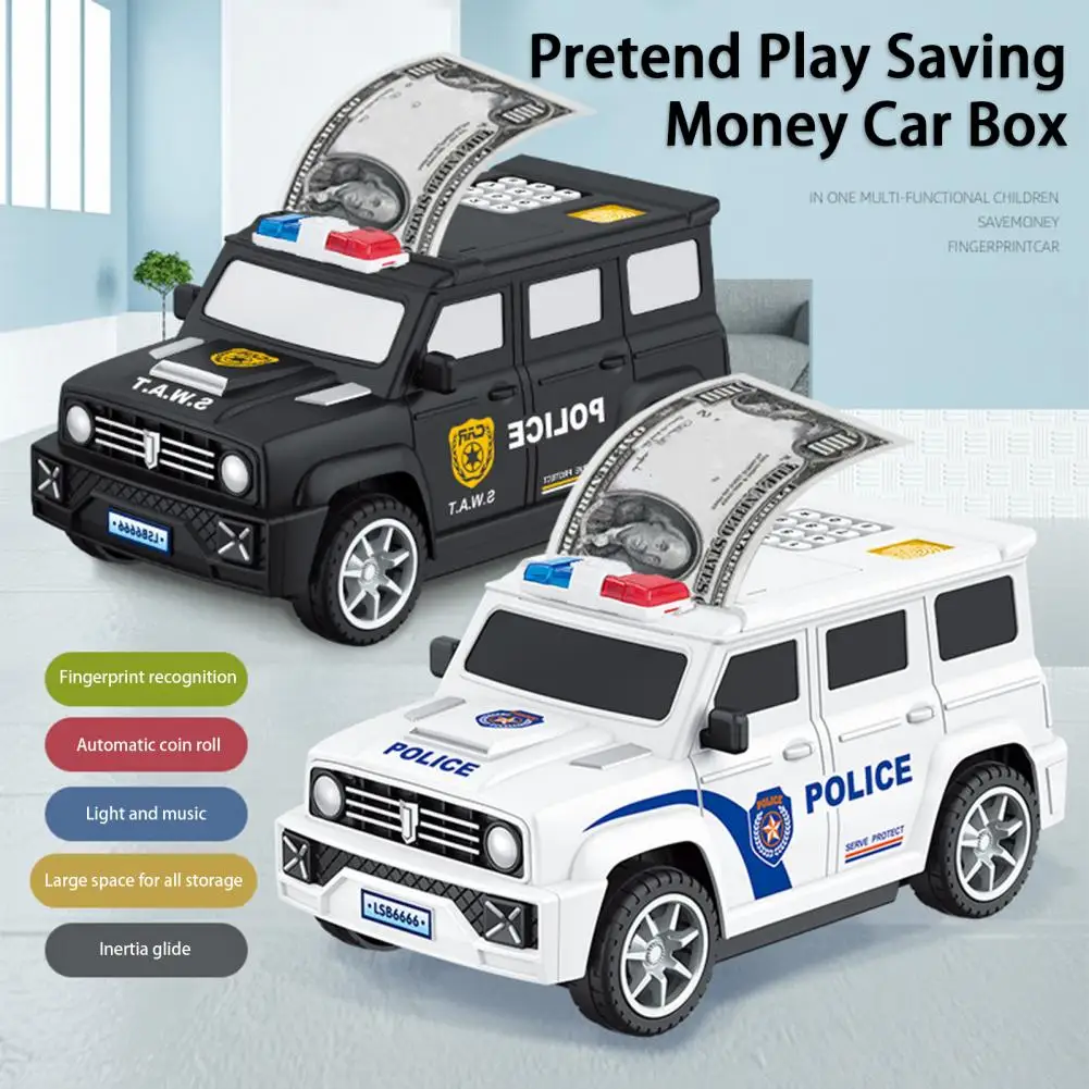 

Creative Car Bank Toy Smart Password Large Space Coins Bank Toy Funny Car Shape Piggy Bank