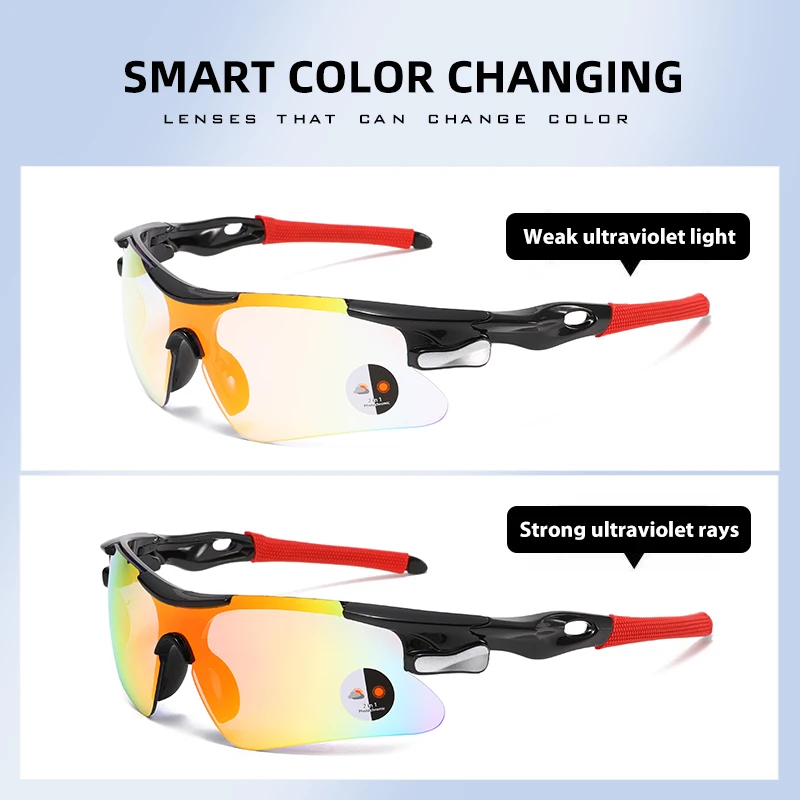 Photochromic Sports Glasses: Lightweight Half-Frame Sunglasses