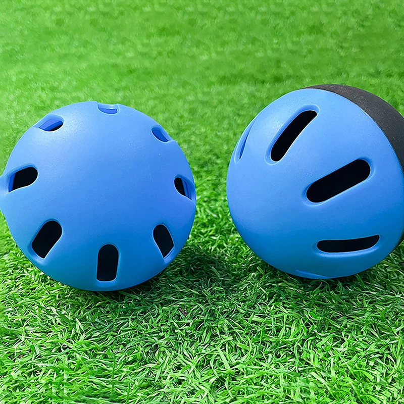 Beginner Plastic Baseball Practice Balls 16 Hole Air Flow Balls Indoor And Outdoor Lightweight Hitting Training Softballs baseball softball
