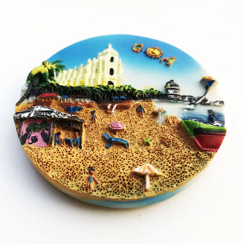 Calamita Souvenir 3D A Forma Di Sardegna - Magnete Da Frigo In Resina, Idea Regalo Italia, Dimensioni 4 X 6,6 Cm - 3