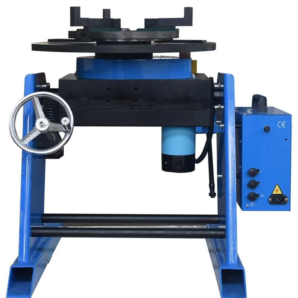 HD-100 Combinatorial Welding Positioner 100KG Rotary Turntable With WP400 Chuck Pneumatic Torch Holder Center Holder 140/170mm 3