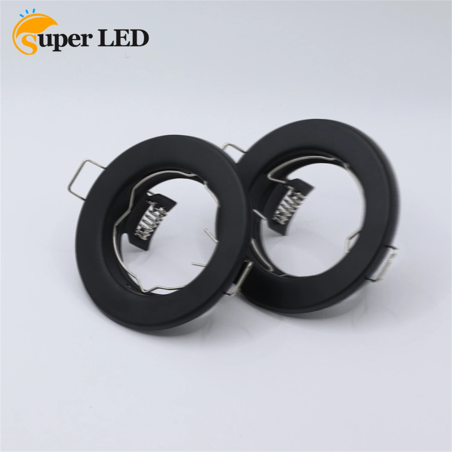 MR16 GU10 LED Bulb Frame Fixture for 60MM Cut Out Lamp Spotlight Fixture Downlight Metal Made Recessed Spotlights Housing