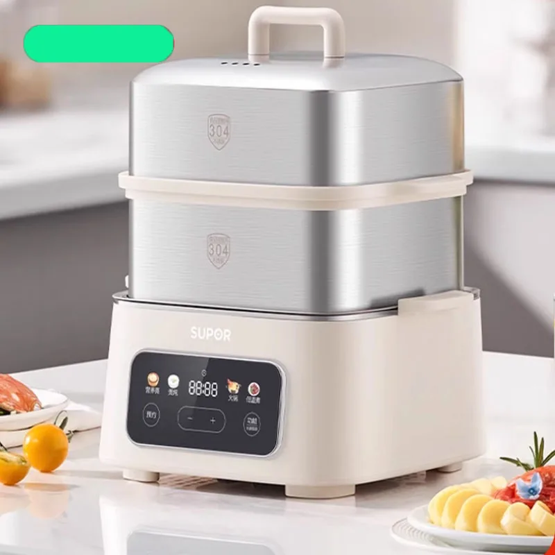 Electric Steamer Household Three-layer Cooking Integrated Pot Multifunctional Breakfast Machine Intelligent Reservation 5