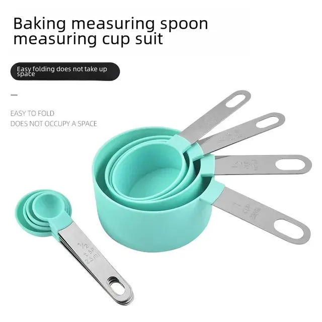 New Arrival 10pcs Black Plastic Measuring Spoons Cups Measuring Set Tools  For Baking Coffee - Measuring Tools - AliExpress