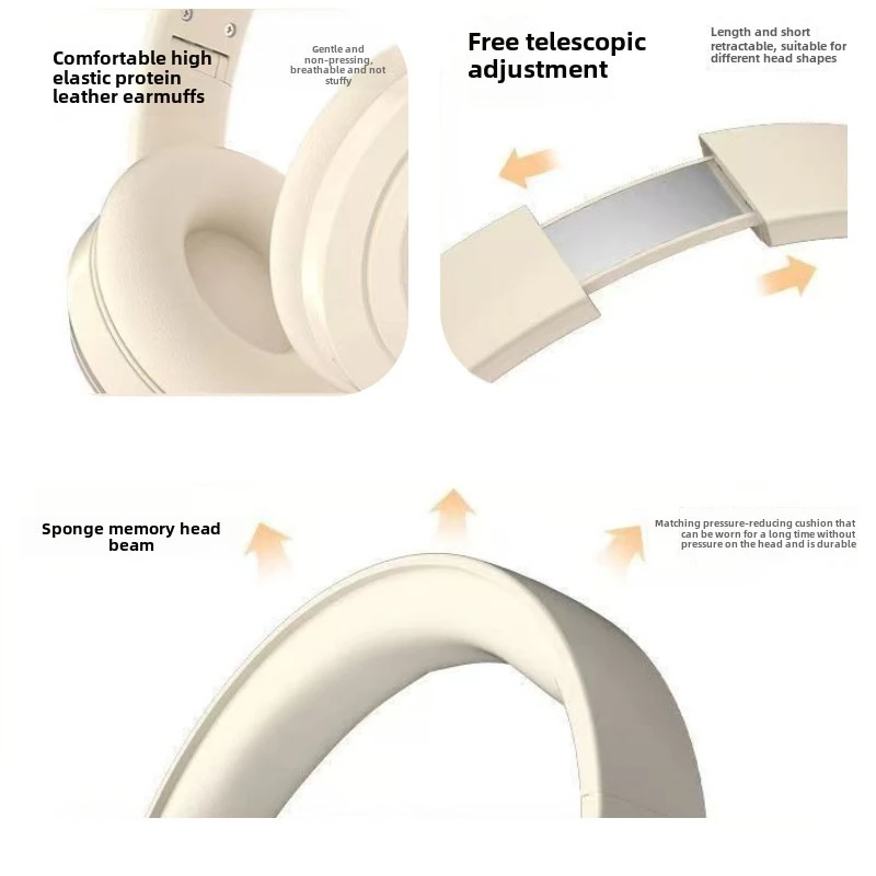 Cuffie bluetooth wireless over ear hifi stereo con cancellazione rumore_voghion.com