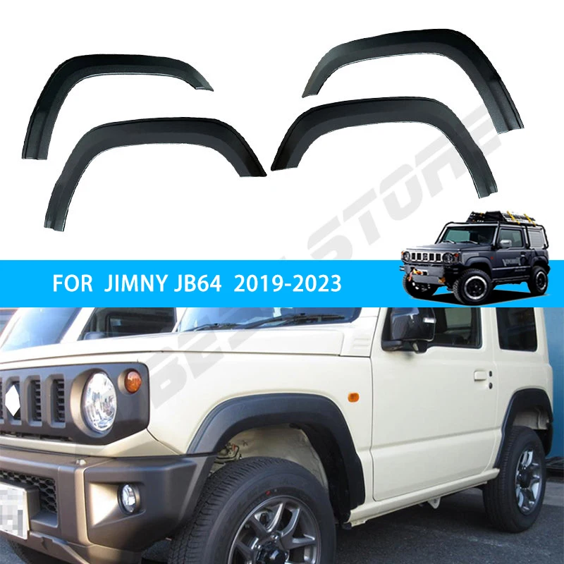 Jb64 Fender Flares Estensione Passaruota Per Suzuki Jimny Jb64 2019 2020 2021 2022 2023 Fender Flares Wheel Parafanghi Per Sopracciglia
