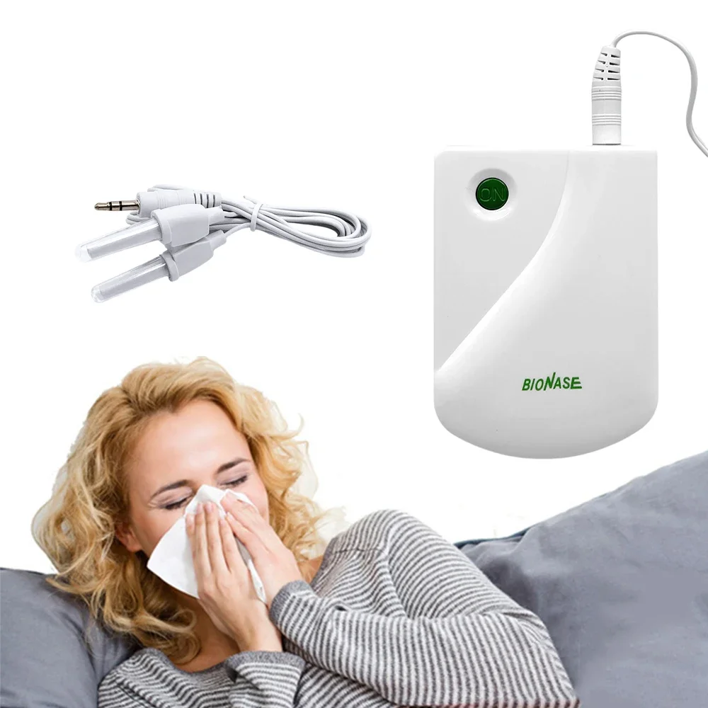 

Nose Rhinitis Relief Treatment Machine Sinusitis Nose Cure Therapy Massage Device Laser Hay Fever Low Frequency Pulse HealthCare