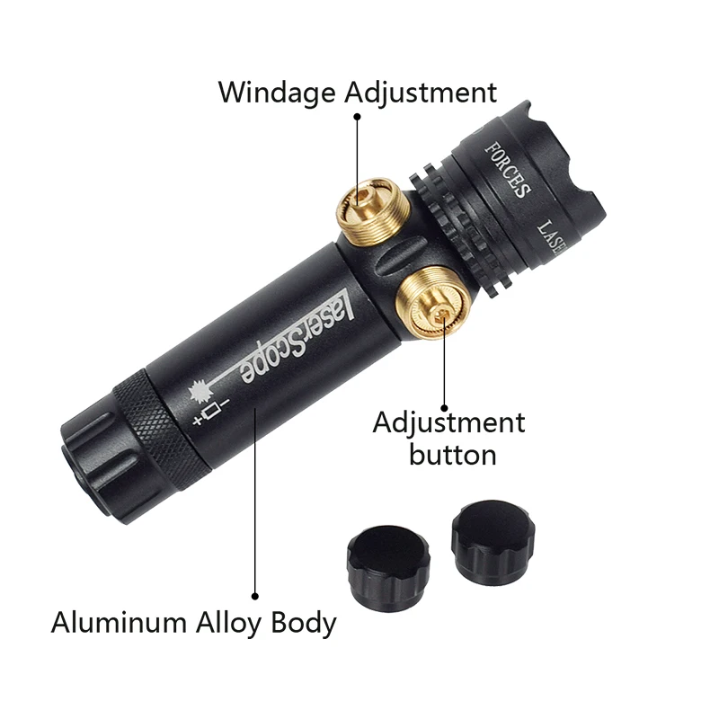 Red/Green Laser Dot Aluminum Alloy Laser Aiming Lamp Install Flashlight Outdoor Professional Appliances laser sight red dot laser sight