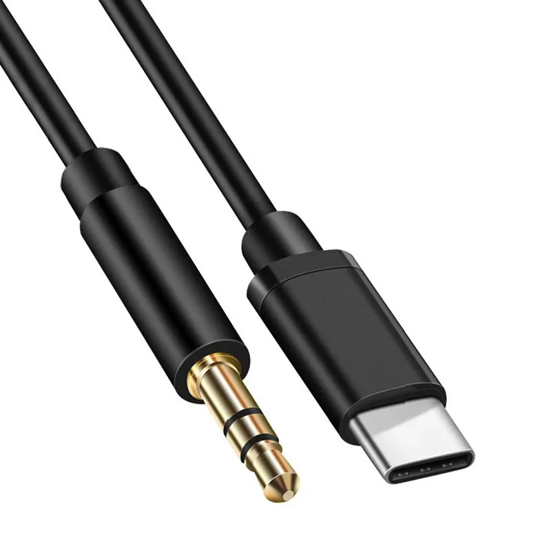 Type C Audio Adapter Usb Type C To 3.5mm Aux Audio Cable Headset Speaker Headphone Jack Adapter Car Aux for Samsung S20 Plus Note 20 S21 Ultra Tab S7