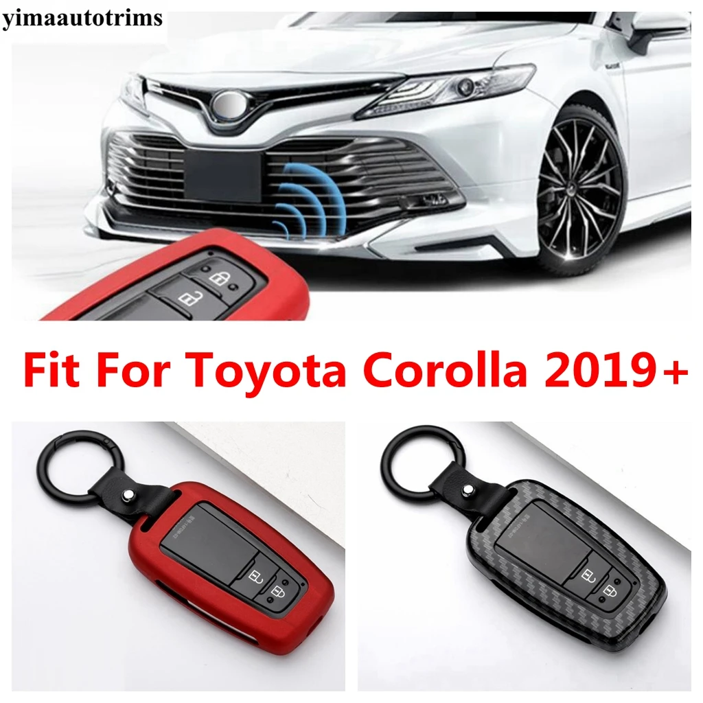 

Car Key Chain Shell Case Keychain Protector Cover Interior Accessories For Toyota Corolla 2019 - 2023