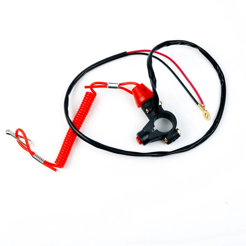 Motorcycle Switch Tether For Circuit Breaker Emergency Stop Engine Switch Button Safety Tether Motorcycle Accessories