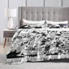 Katsuki Bakugo Fuzzy Blanket My Hero Academia Boku No Hero Academia Customized Throw Blankets for Home Quilt Bedspread 5