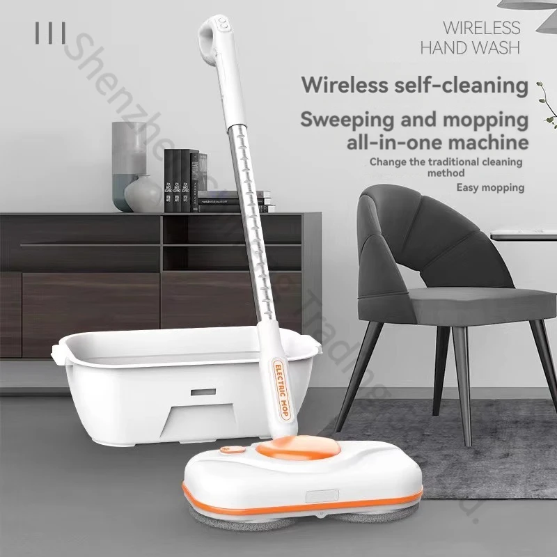 Electric Cleaning And Sweeping Machine Multifunctional One Button Water Spray Handheld Wireless Mop 2