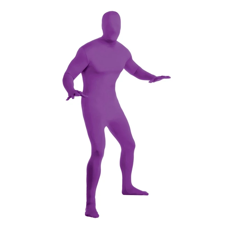 Cosplay Costume Adult Unitard Men and Women Full Jumpsuit Disappearing Man Body Suit Halloween Cosplay Costumes Tights