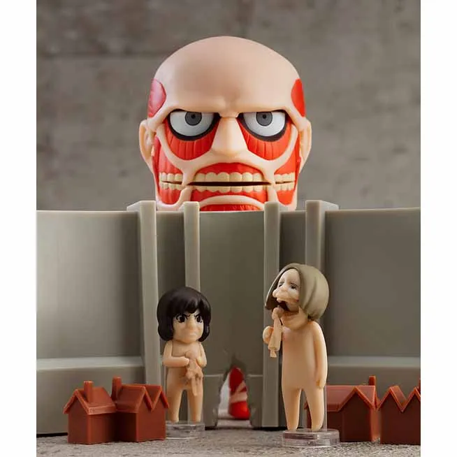 

Pre Sale Attack On Titan Anime Figure Models Shingeki No Kyojin Colossal Titan Action Toy Figures #1925 Q Version Anime Figurine