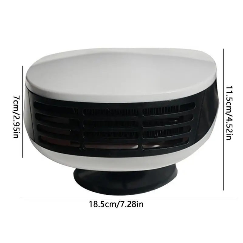 Portable Car Heater 12Volt / 24Volt Quick Heating Auto Defroster Portable  Car Space Heater 360 Degree Rotatable Heating Fans For - AliExpress