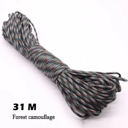 Premium Paracord 7-Strand 550 Tactical Rope (Forest camouflage)