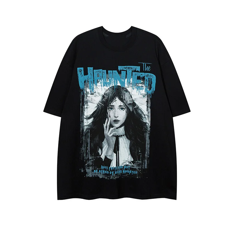 

Женская футболка свободного покроя в стиле хип-хоп