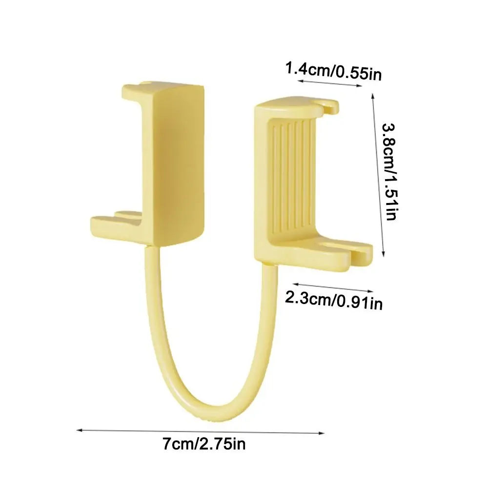 창의적인 재사용 가능한 충전기 코드 홀더 경량 휴대용 케이블 타이 고정 와이어 정리기 충전기 라인 고정 클립