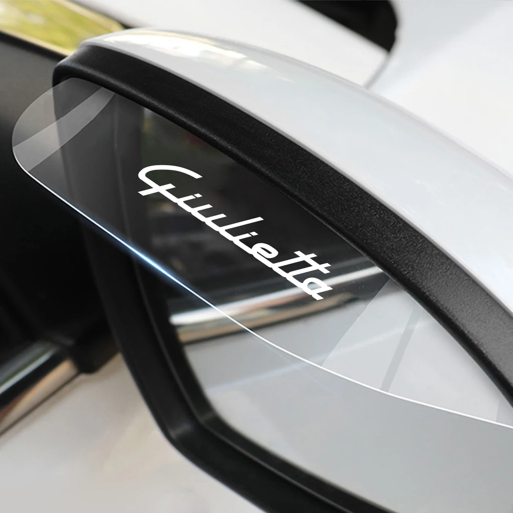 Transparent Car Rearview Mirror Rain Eyebrow Auto Accessories For Alfa Romeo Giulietta 940 2010-2014 2015