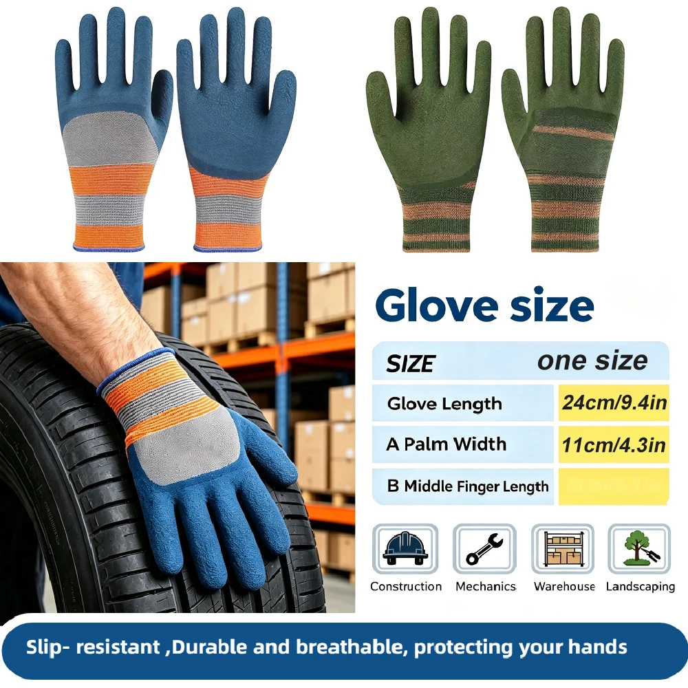 Thorn-Proof Waterproof Breathable Gardening & Work Gloves (10/20/30 Pairs)