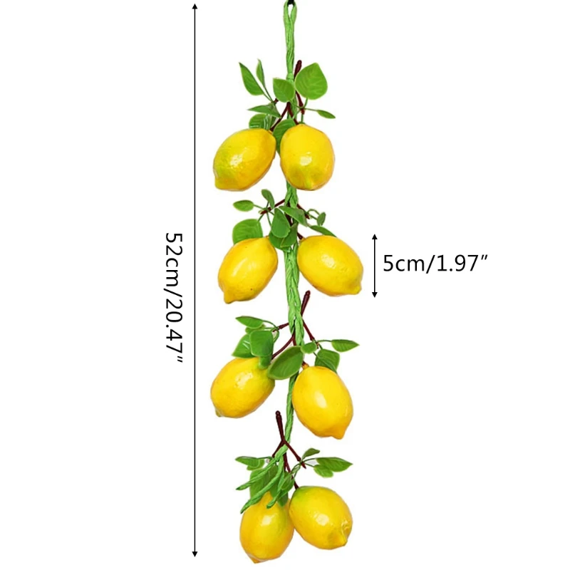 Simulation Artificial Fruit Lemon String Restaurant Hotel Home Garden Wedding Kitchen Decoration artificial fruits and vegetables