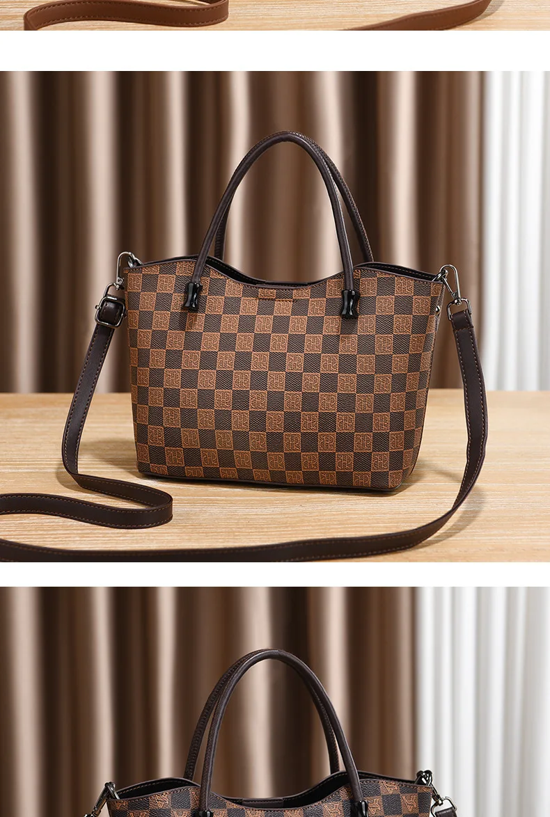 Classic Tote Bag Women's Shoulder Messenger Bag Versatile Style_voghion.com