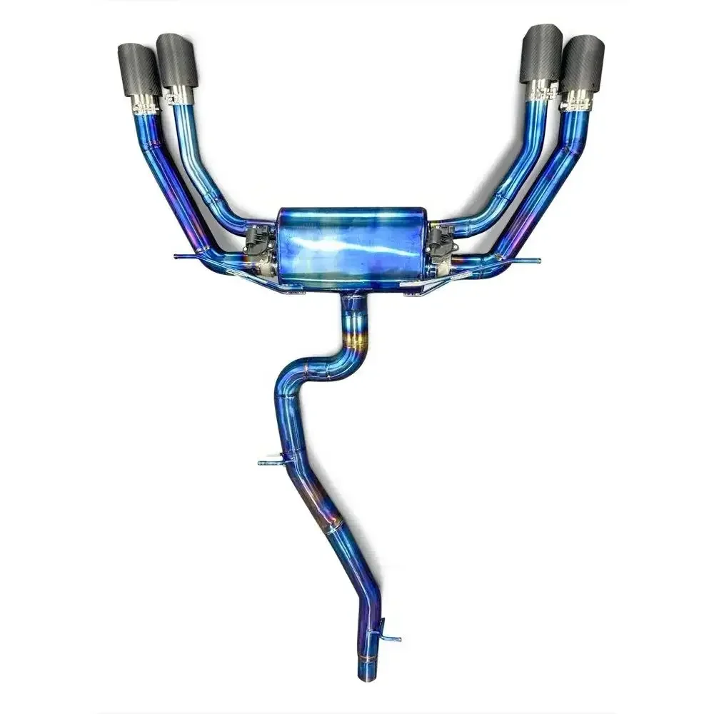 High Performance Titanium Alloy Valve Exhaust Muffler Applicable to Audi S3 2.0T 2015-2023 Exhaust Auto Parts Exhaust System
