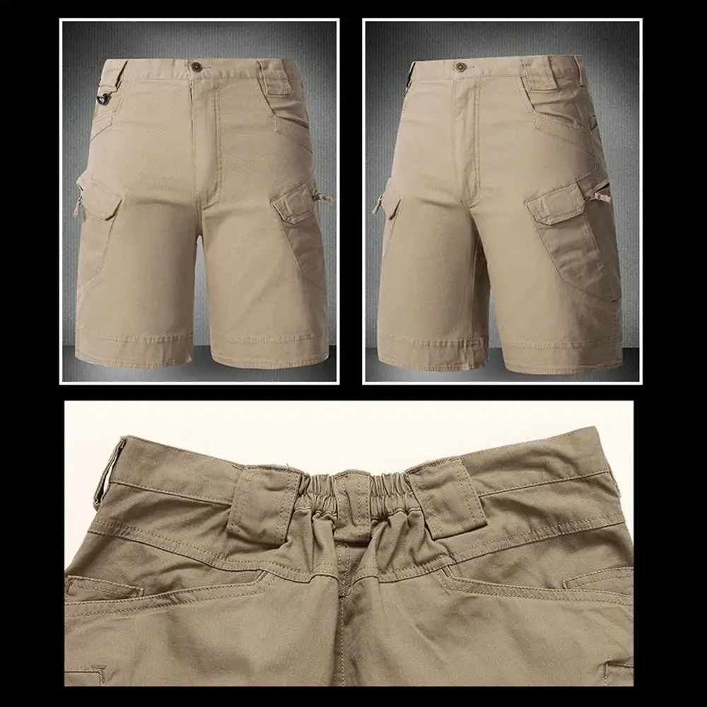 calças curtas tático respirável camuflagem shorts ternos de treinamento verão macio caminhadas macacão masculino urbano militar carga shorts