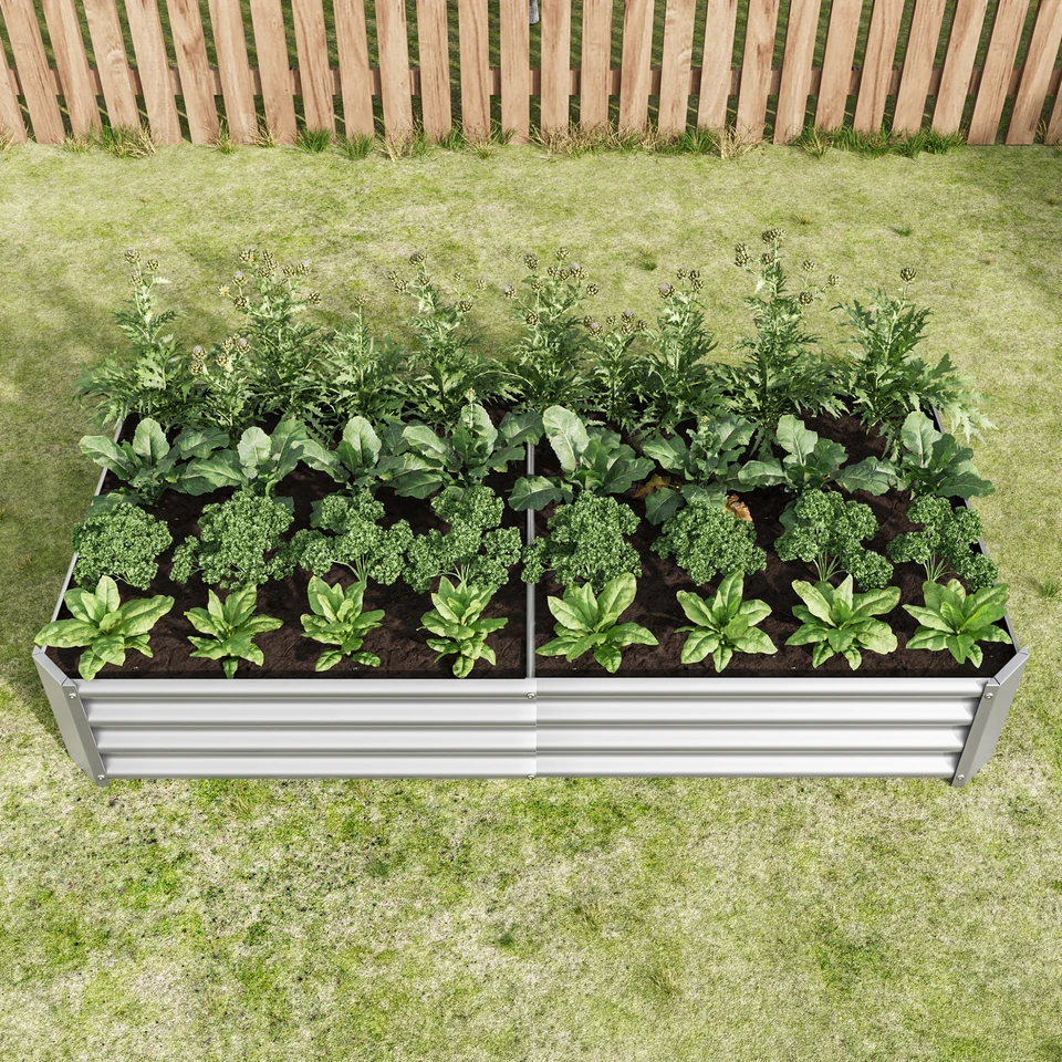 Metal Raised Garden Bed for Growing Plants and Vegetables