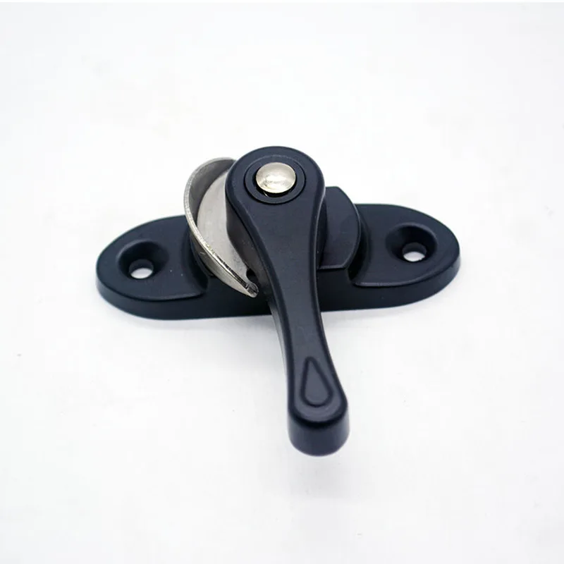 Zinc Alloy Sliding Door Crescent Locks Anti-theft Window Handle Safety Lock Buckle Push-pull Hardware Window Locks with Key