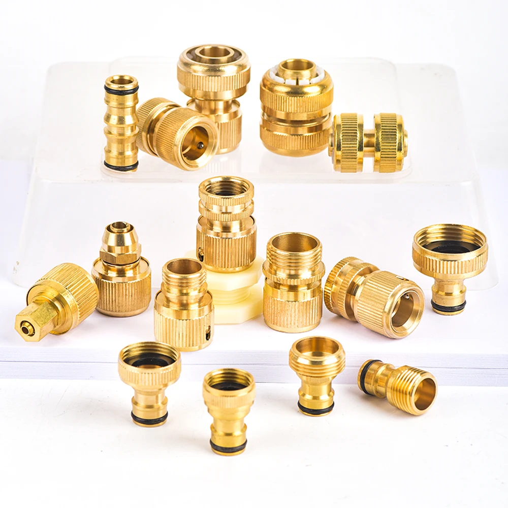Samfox Raccordo per tubo flessibile, attacco femmina G1/2 con filetto femmina Raccordo per tubo flessibile in ottone(10mm