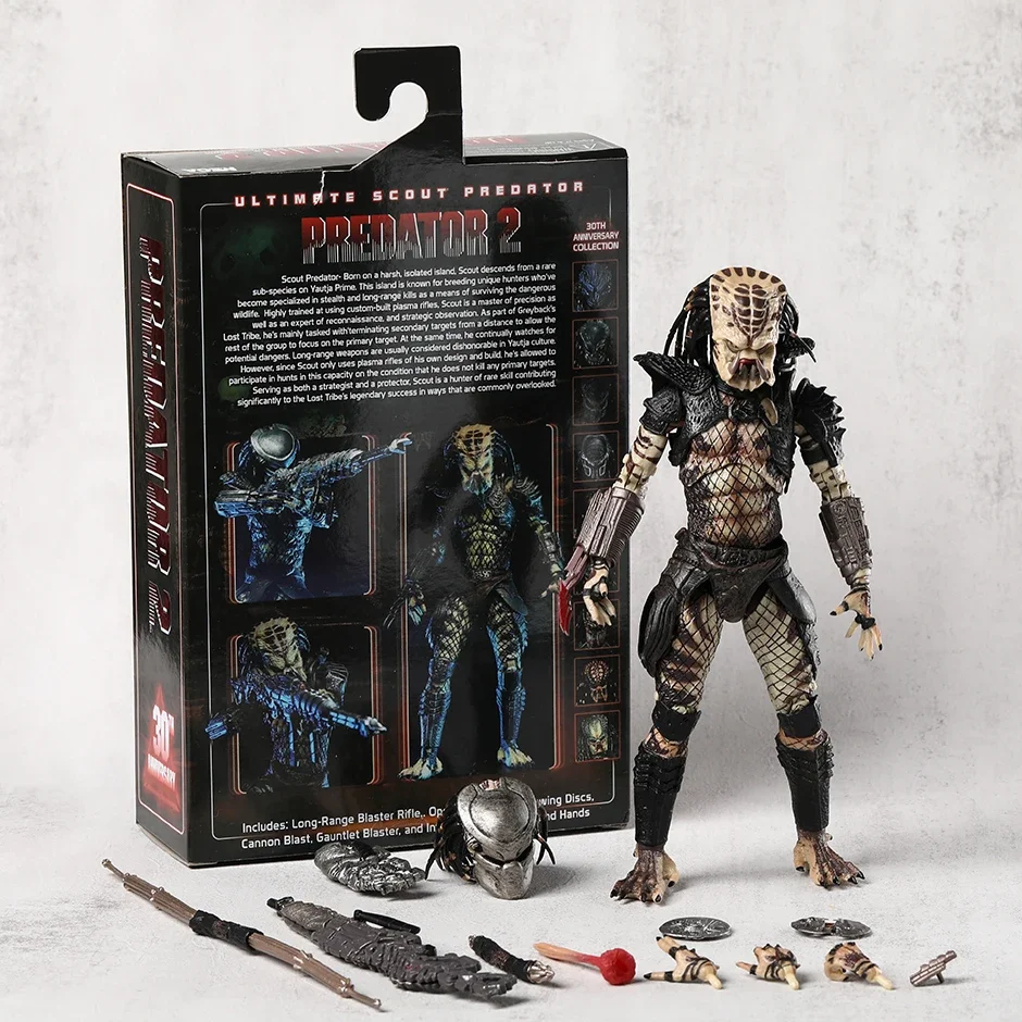 

Predator 2 Ultimate Scout Predator NECA Loose 7" Scale Action Figure Collection Model Doll Toy Gift