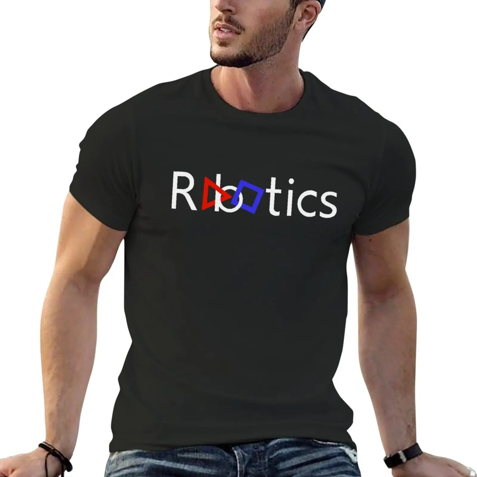 

Robotics First T-Shirt Short sleeve tee oversizeds anime clothes men clothes