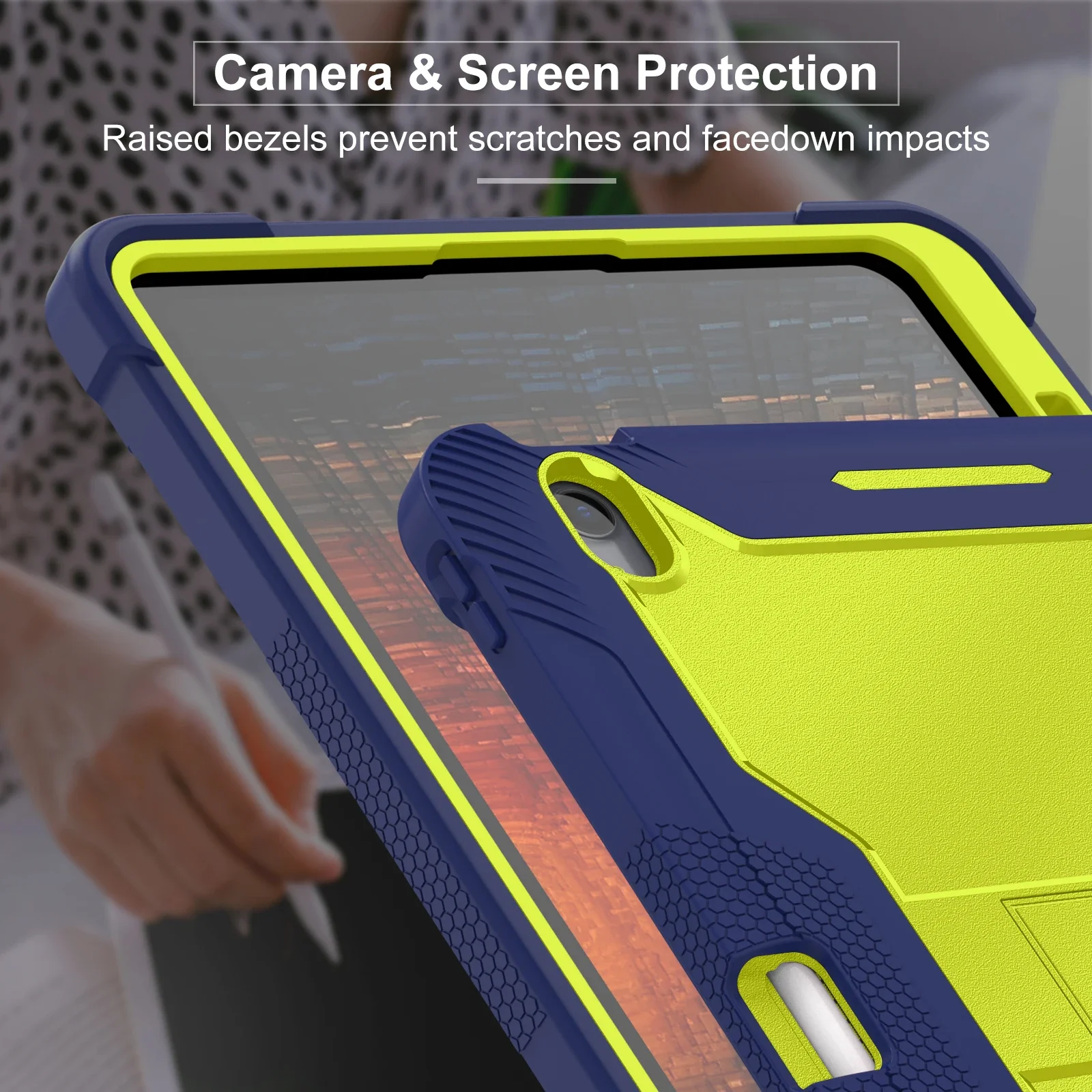 Durable Armor Stand Back Case with Built-in Stand