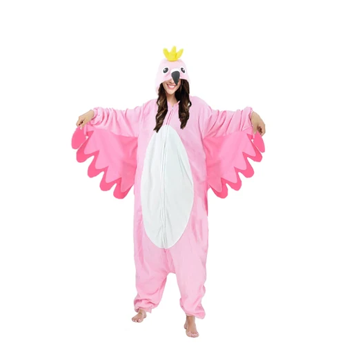 크리스마스 만화 Onesies 지퍼 플라밍고 코스프레 의상에서 보내는 즐거운 크리스마스 추천