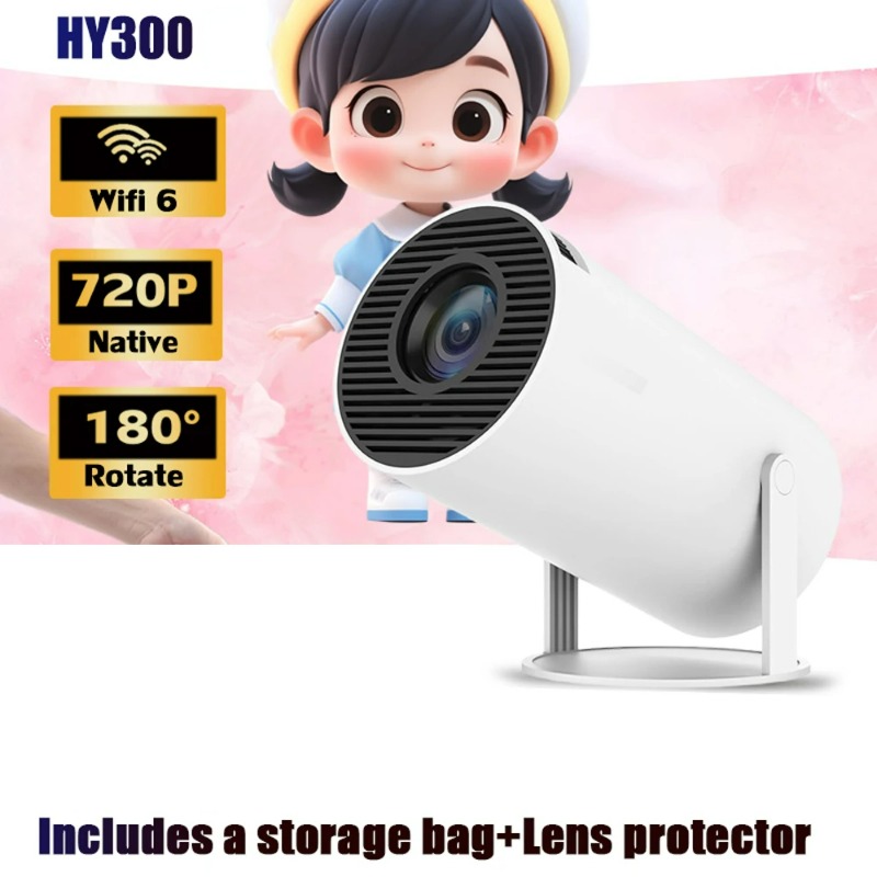 ProjectorPRO 4K Android 11 Dual Wifi6 260ANSI Allwinner H713 BT5.0 1080P 1280*720P Home Cinema Outdoor Projetor