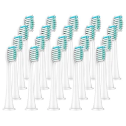 Premium Replacement Brush Heads - Set of 8 for Electric Toothbrushes (20Pcs White)