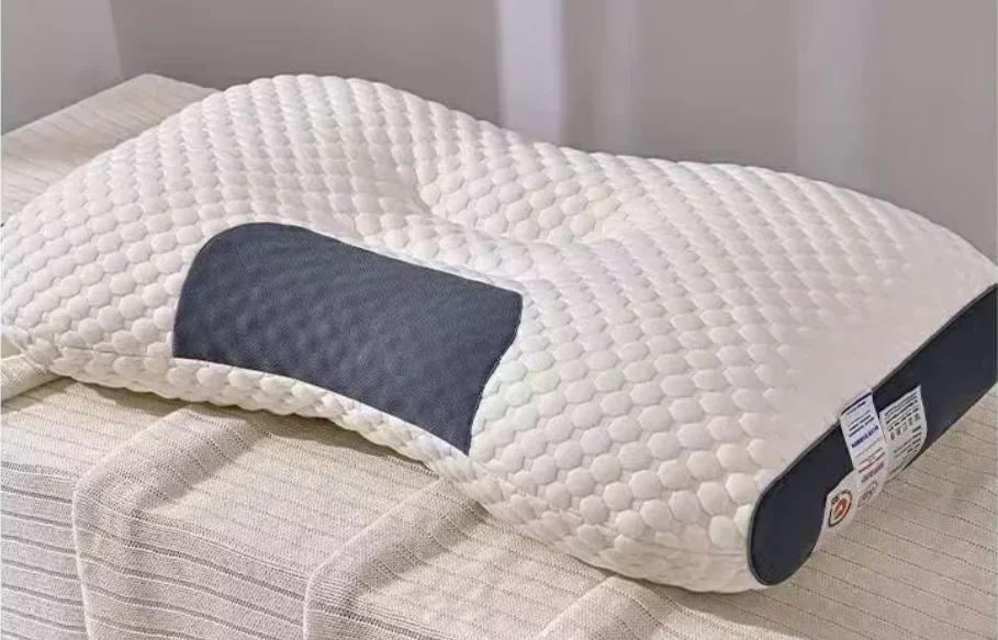 2024 NEWHoneycomb massage pillow pillow to protect cervical vertebra to help sleep home pillow core antibacterial and anti-mite 3