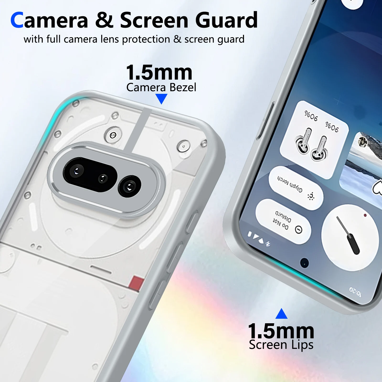 Transparent Shockproof TPU Silicone Case with Enhanced Protection