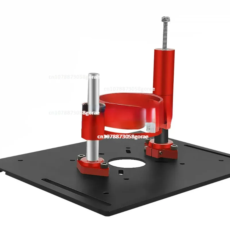 

Precision Router Lift and Aluminum Router Table Insert Plate for Wood Router Trimming Machine Working Benches DIY Tools