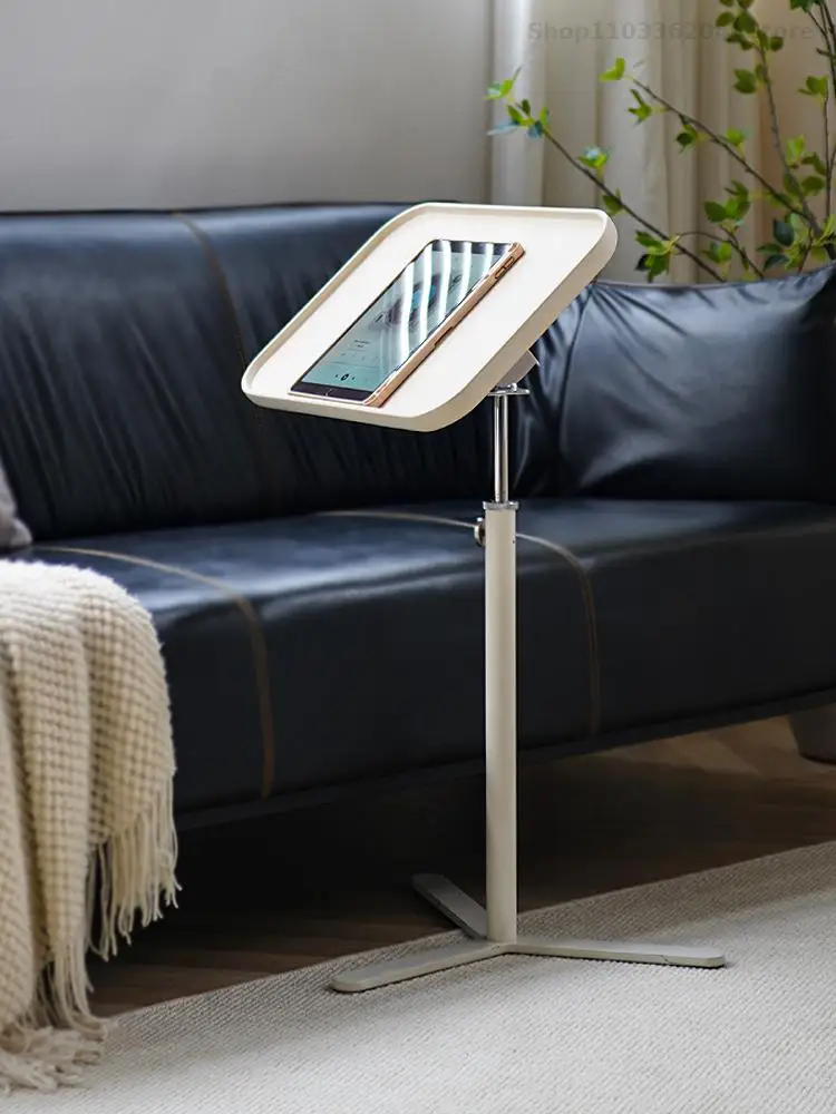 Nordic Liftable Desk Home Mobile Sofa Side Table Laptop Table Folding Rotating Bedside