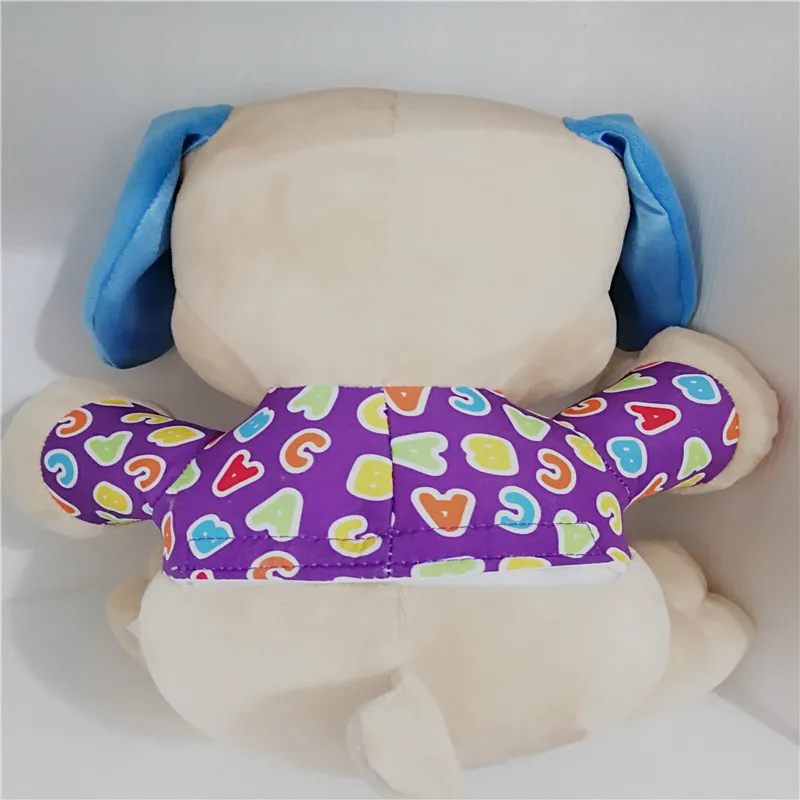 Funny Brazilian Portuguese Speaking Singing Toy Musical Dog Doll Baby Educational Stuffed Puppy Toy Portugues do Brasil
